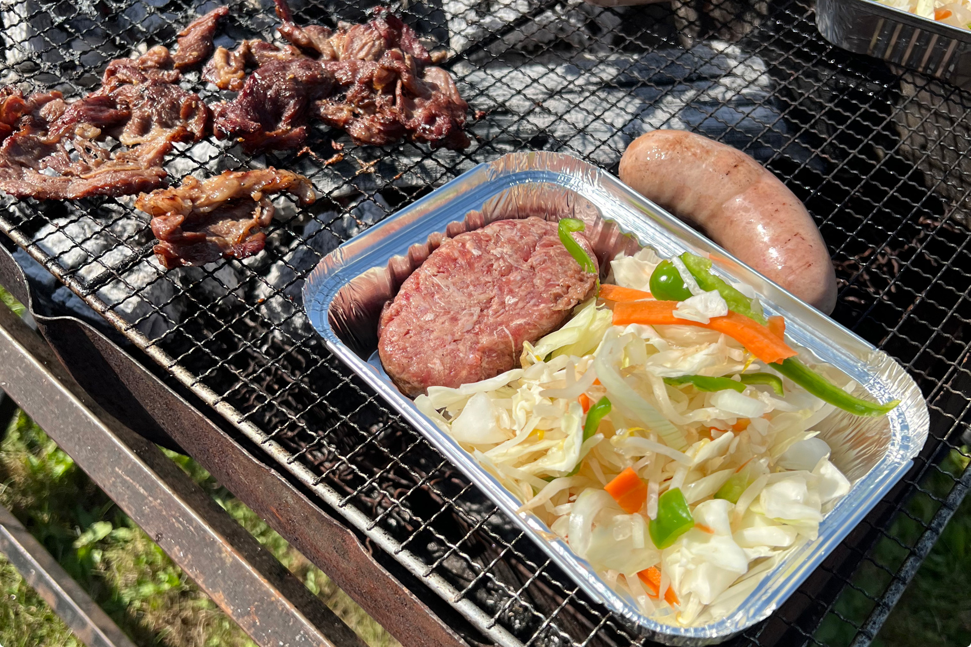 バーベキューの様子